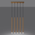 Lampa wisząca PASTELO 5L złota SL.1173 SOLLUX LIGHTING