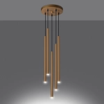 Lampa wisząca PASTELO 5P złota SL.1174 SOLLUX LIGHTING
