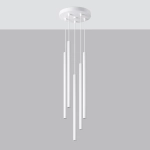 Lampa wisząca PASTELO 5P biała SL.1175 SOLLUX LIGHTING