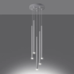 Lampa wisząca PASTELO 5P biała SL.1175 SOLLUX LIGHTING