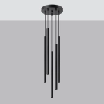 Lampa wisząca PASTELO 5P czarna SL.1176 SOLLUX LIGHTING