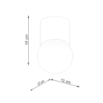 Plafon BOOMO 8 SL.1190 SOLLUX LIGHTING