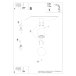 Plafon BOOMO 12 SL.1191 SOLLUX LIGHTING