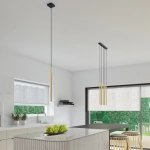 Lampa Wisząca PASTELO 1 złoty połysk SL.1195 SOLLUX LIGHTING