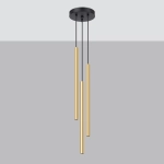 Lampa Wisząca PASTELO 3P złoty połysk SL.1197 SOLLUX LIGHTING