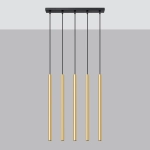 Lampa Wisząca PASTELO 5L złoty połysk SL.1198 SOLLUX LIGHTING
