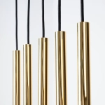 Lampa Wisząca PASTELO 5L złoty połysk SL.1198 SOLLUX LIGHTING
