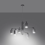 Żyrandol LEMMI 6 biały SL.1206 SOLLUX LIGHTING