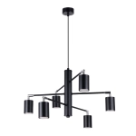 Żyrandol LEMMI 6 czarny SL.1207 SOLLUX LIGHTING