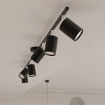 Żyrandol LEMMI 6 czarny SL.1207 SOLLUX LIGHTING