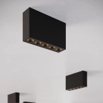 Plafon SOLE czarny LED SL.1212 SOLLUX LIGHTING