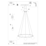 Żyrandol YOLI 5 SL.1214 SOLLUX LIGHTING