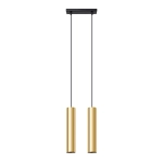 Lampa Wisząca LAGOS 2 złoty połysk SL.1241 SOLLUX LIGHTING