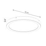 Plafon ONYX 50 biały LED 3000K SL.1247 SOLLUX LIGHTING