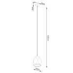 Lampa wisząca ceramiczna MINT SL.1251 SOLLUX LIGHTING