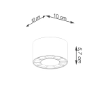 Plafon DIO biały LED SL.1254 SOLLUX LIGHTING