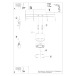 Plafon DIO biały LED SL.1254 SOLLUX LIGHTING