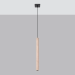 Lampa wisząca PASTELO 1 drewno SL.1266 SOLLUX LIGHTING