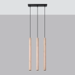 Lampa wisząca PASTELO 3L drewno SL.1267 SOLLUX LIGHTING