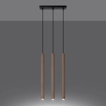 Lampa wisząca PASTELO 3L drewno SL.1267 SOLLUX LIGHTING