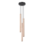 Lampa wisząca PASTELO 3P drewno SL.1268 SOLLUX LIGHTING
