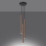 Lampa wisząca PASTELO 3P drewno SL.1268 SOLLUX LIGHTING
