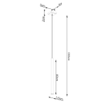 Lampa wisząca PASTELO 1 beton SL.1271 SOLLUX LIGHTING