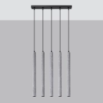Lampa wisząca PASTELO 5L beton SL.1274 SOLLUX LIGHTING