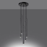 Lampa wisząca PASTELO 5P beton SL.1275 SOLLUX LIGHTING