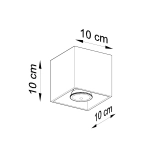 Plafon HATI złoty SL.1279 SOLLUX LIGHTING