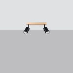 Plafon VERDO 2 czarny SL.1291 SOLLUX LIGHTING