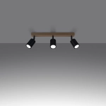 Plafon VERDO 3L czarny SL.1293 SOLLUX LIGHTING