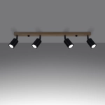 Plafon VERDO 4 czarny SL.1294 SOLLUX LIGHTING