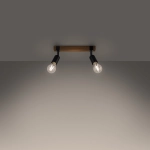 Plafon ZUCA 2 czarny SL.1296 SOLLUX LIGHTING