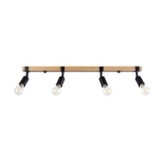 Plafon ZUCA 4 czarny SL.1298 SOLLUX LIGHTING