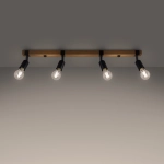 Plafon ZUCA 4 czarny SL.1298 SOLLUX LIGHTING