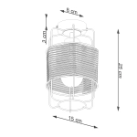 Plafon GIZUR SL.1299 SOLLUX LIGHTING