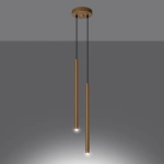 Lampa wisząca PASTELO 2 złota SL.1305 SOLLUX LIGHTING