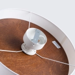 Plafon TELESTO biały/ciemny brąz SL.1392 SOLLUX LIGHTING