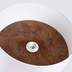 Plafon TELESTO biały/ciemny brąz SL.1392 SOLLUX LIGHTING