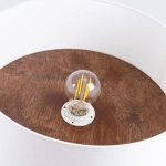 Plafon TELESTO biały/ciemny brąz SL.1392 SOLLUX LIGHTING