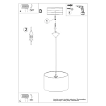 Lampa wisząca FAIRY 40 SL.1417 SOLLUX LIGHTING