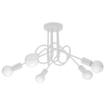 Żyrandol LOOP 5 biały SL.1432 SOLLUX LIGHTING