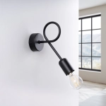 Kinkiet LOOP czarny SL.1433 SOLLUX LIGHTING