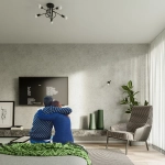 Żyrandol LOOP 3 czarny SL.1434 SOLLUX LIGHTING