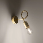 Kinkiet LOOP złoty połysk SL.1436 SOLLUX LIGHTING