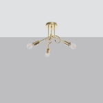 Żyrandol LOOP 3 złoty połysk SL.1437 SOLLUX LIGHTING