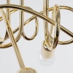 Żyrandol LOOP 5 złoty połysk SL.1438 SOLLUX LIGHTING