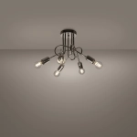 Żyrandol LOOP 5 chrom SL.1441 SOLLUX LIGHTING