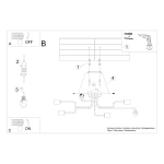 Żyrandol VECTOR 6 biały SL.1443 SOLLUX LIGHTING